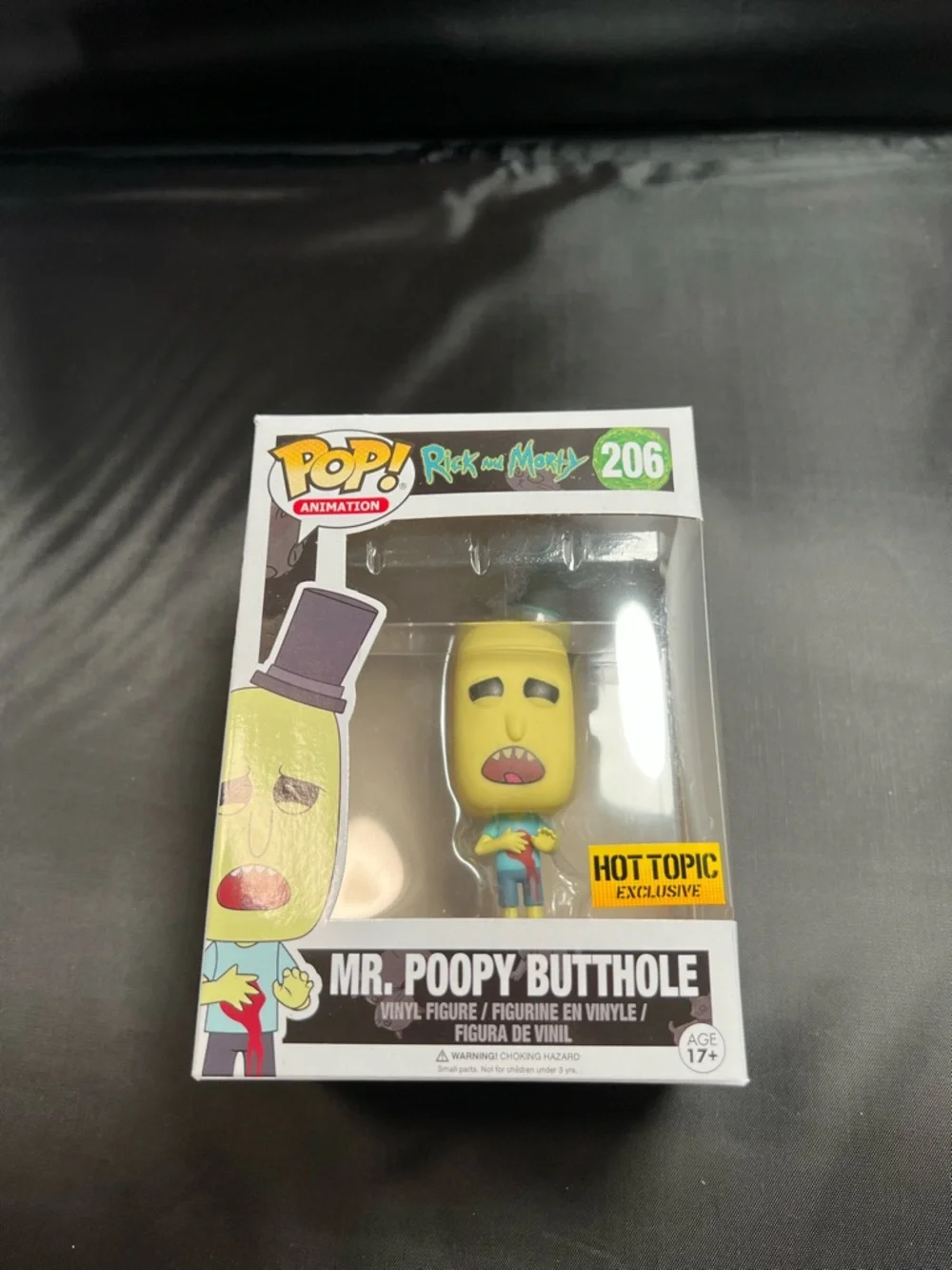 Funko Pop! Rick and Morty #206 Mr. Poopy Butthole Mint Box Vinyl Figure - Picture 1 of 4